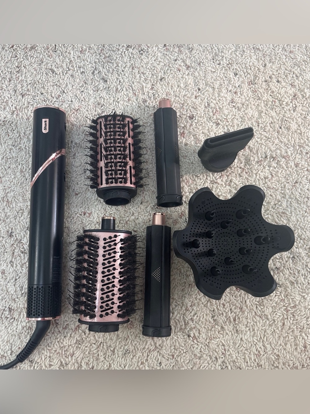 Shark flex style  original  Air Styler Set with Rose Gold Accents